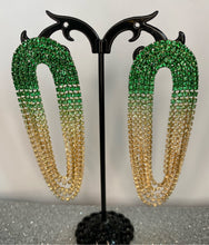 Load image into Gallery viewer, Green rhinestone ombres
