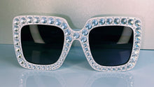 Load image into Gallery viewer, Snow White Bling Sunglasses  (little girl size)
