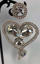 Load image into Gallery viewer, Crystal Heart Dangles
