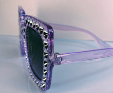 Load image into Gallery viewer, Pretty in Purple Bling Sunglasses  (little girl size)
