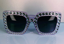 Load image into Gallery viewer, Pretty in Purple Bling Sunglasses  (little girl size)
